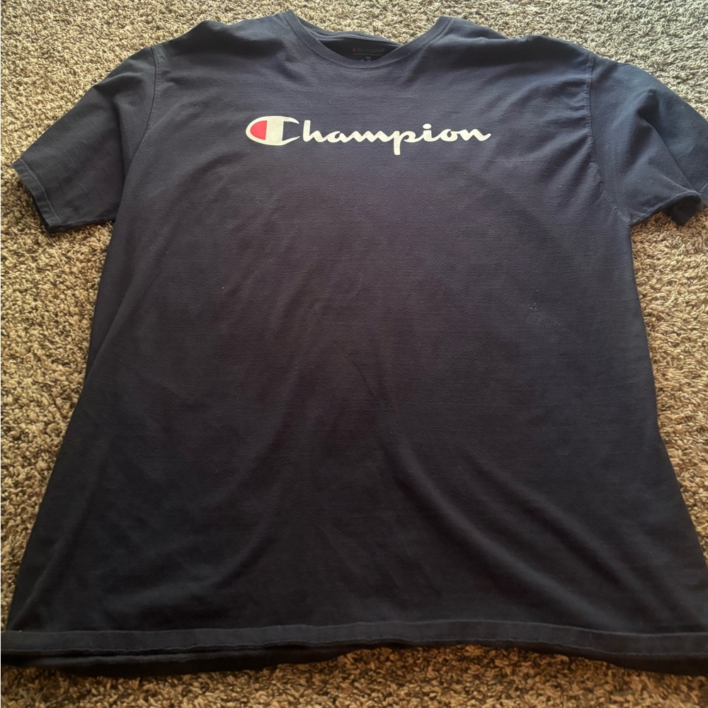 Champion Dark Blue Short Sleeve Tee